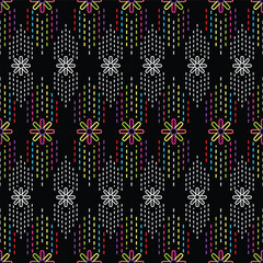 stiching style pattern seamless background