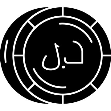 Libyan Dinar Coin Icon