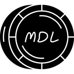Moldovan Leu Coin Icon