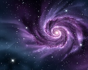 Spiral galaxy in deep space (34)