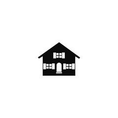 Home Black Certified Icon Vector Sign
