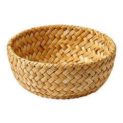 Handmade Woven Bamboo Bowl for Serving Salad, Fruits or Decorative Use in Kitchen or Dining Table Setting