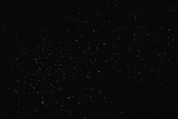 Festive glow light effect golden gold glitter confetti background design