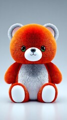 Plush, adorable teddy bear