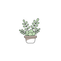 Plant Icon Very Cool Design 