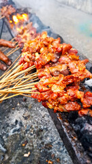 grilled chicken skewers