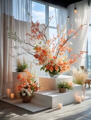 Elegant floral arrangement display