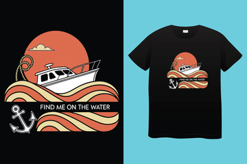 Vibrant summer beach vacation t shirt design with tropical elements