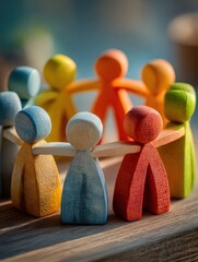 Colorful figures in a circle (2)