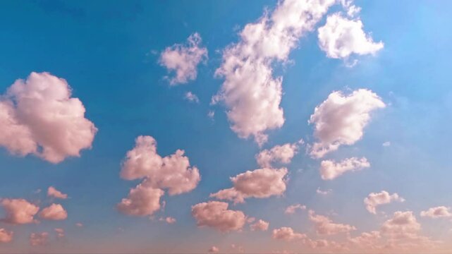 timelapse video of light clouds at sunset after the rain for forecast