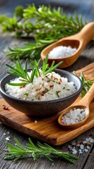 Fresh herbs and rice dish