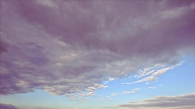 cute timelapse of small clouds - natural background