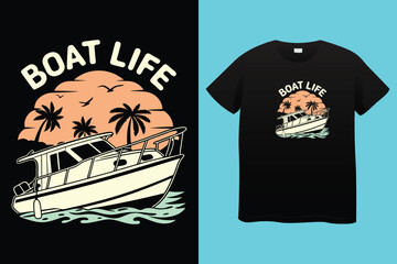 boating t shirt design 100% vector best Vector graphic for t shirt and other uses. print ready any products ship trendy stylish fashion t shirt vector design classic vintage template 