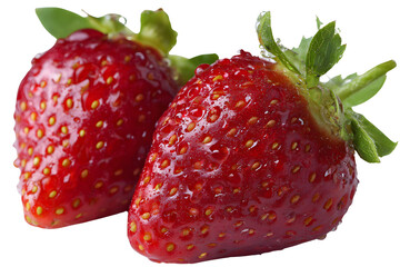 Strawberry isolated on transparent background