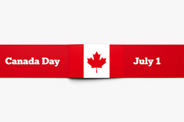 Happy Canada Day Illustration Background Banner