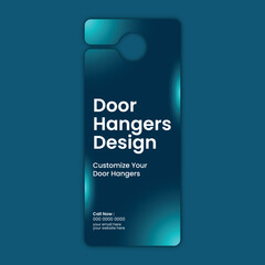 Creative Door Hanger Design Template &ndash; Modern and Eye-Catching Promotional Material