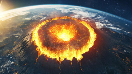 awe-inspiring geological phenomena and perpetual cycles of annihilation and genesis intertwined with volcanic regions epitomize 