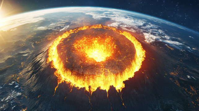 awe-inspiring geological phenomena and perpetual cycles of annihilation and genesis intertwined with volcanic regions epitomize 