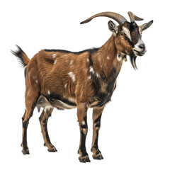 Obraz premium Majestic Boer Goat: A Stunning Profile