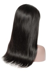 remy straight black human hair weaves wigs on mannequin head	