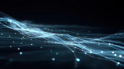 Abstract digital network background