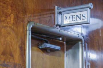Opulent Art Deco interior architecture inside lobby, atrium or foyer on historic ocean liner style...