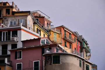 Naklejka premium The beauty of the Cinque Terre, Italy Liguria