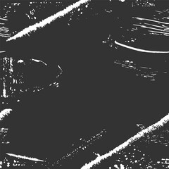 Seamless square grunge effect frame. Overlay effect for creating aging and shabby effects. Monochrome design element. Vector dirty background