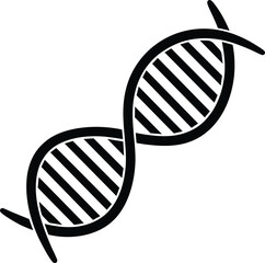 dna helix vector silhouette art and illustration