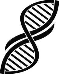 dna helix vector silhouette art and illustration