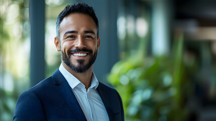 Businessman Giving a Speech on Stage during a Seminar