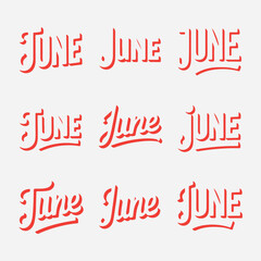 June Clipart Collection – Summer, Seasonal & Fun Graphics for Crafts & Designs