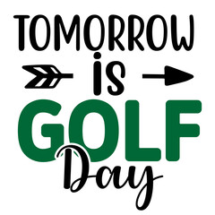 Golf T-Shirt Design, Golf Silhouette Vector