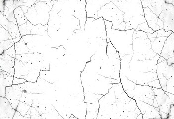 Obraz premium White vector texture, distressed grunge background with scratches and cracks, pattern, antique