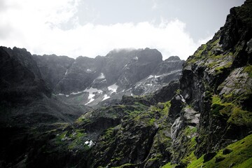 Obraz premium high mountain landscape