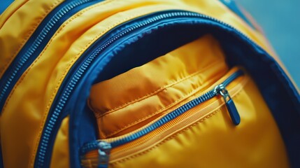 Fashionable red leather handbag with a zipper detail for a woman on the beach