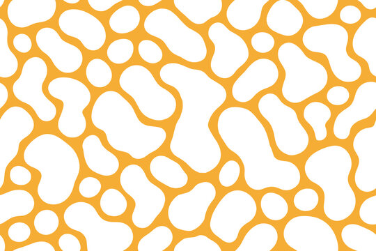 Seamless Yellow Poison Dart Frog Skin Pattern Texture