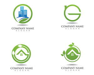 Go  green leaf ecology nature element vector icon