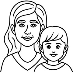 mother and son