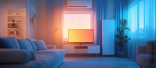 Cozy Evening Living Room