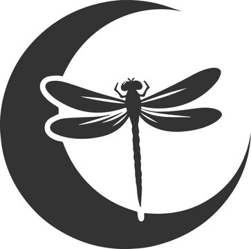 recommend clip art: Dragonfly vector silhouette black