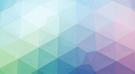 Fototapeta premium Abstract Polygonal Background Design with Geometric Shapes and Pastel Color Palette