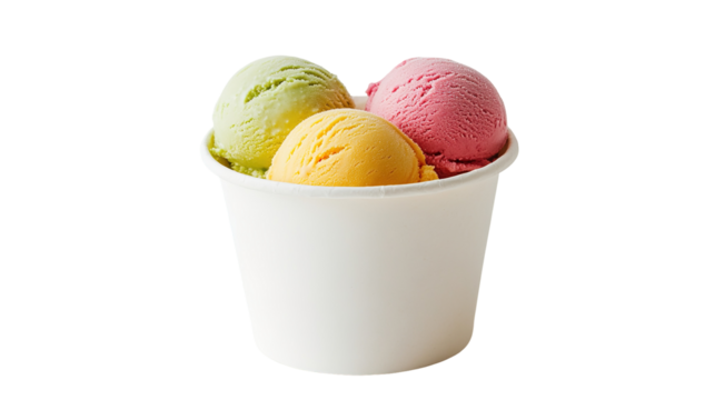 Colorful sweet candy and lollipops, colorful cartoon ice cream bars with different types of sweets isolated on a transparent background