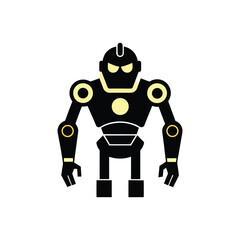 Futuristic Robot, Head, Icon, Set, Logo Design for AI and Automation
