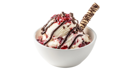 Colorful sweet candy and lollipops, colorful cartoon ice cream bars with different types of sweets isolated on a transparent background