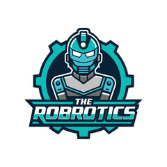 Futuristic Robot, Head, Icon, Set, Logo Design for AI and Automation