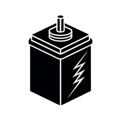 Capacitor Bank Electrical Unit Clipart