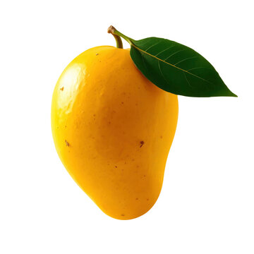 mongo with leaf with transparent background PNG and JPEG image	