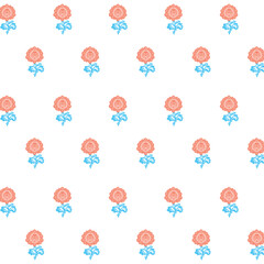 Floral seamless pattern. Modern seamless pattern for interior decoration, wrapping paper, graphic design and textile. Vector illustration. Backgrounds.