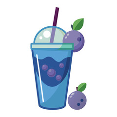 Blueberry smoothie